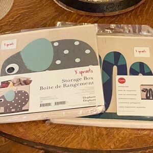3 Sprouts Kids Storage Items NEW PRICED FOR BOTH ITEMS!